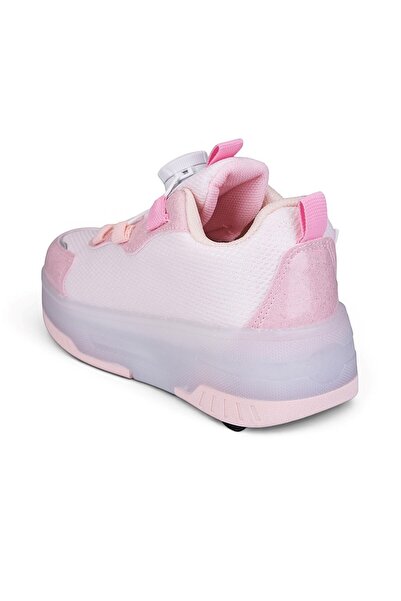 İmerShoes Unisex Çocuk Spor Ayakkabı Akıllı Bağcıklı Çıkarılabilen Patenli Işıklı Rahat Sneaker 030