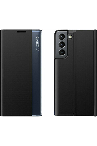 Hurtel Νέο Sleep Book Συνθετικό Δέρμα Μαύρο (Galaxy S22+)