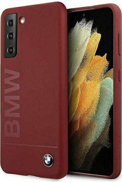 BMW Signature Πίσω Κάλυμμα Σιλικόνης Κόκκινο (Galaxy S21+) Κωδικός: BMHCS21MS...