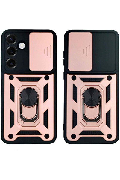 Other Θήκη Ring Armor Campro Sonique για Samsung Galaxy S25 Plus Ροζ Χρυσό
