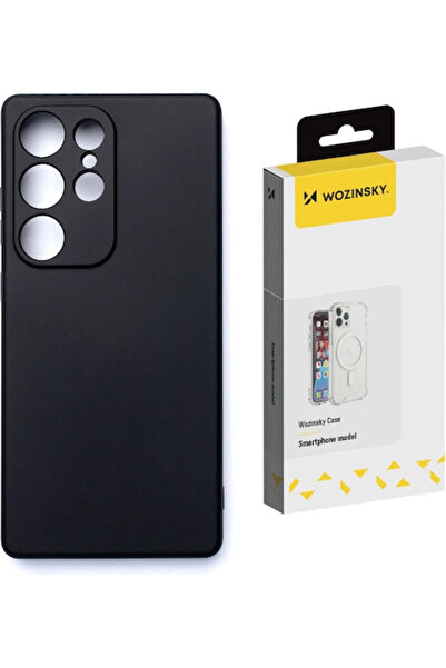 WOZINSKY Μαλακή Μαύρη Θήκη Πλάτης Σιλικόνης (Galaxy S25+)