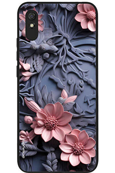 Other Θήκη Sonique Σειράς 3D Λουλουδιών για Xiaomi Redmi 9a Redmi 9at Ροζ 02