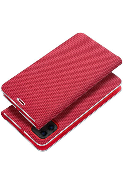 OEM Luna Book Σκληρυμένο Γυαλί Κόκκινο (iPhone 11)