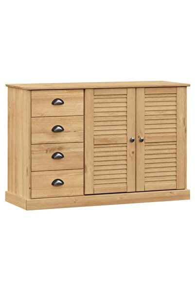 vidaxl Servantă cu sertare VIGO, 113x40x75 cm, lemn masiv de pin
