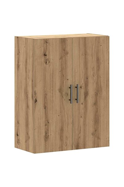 vidaxl Dulap montat pe perete, stejar artizanal, 69,5x34x90 cm