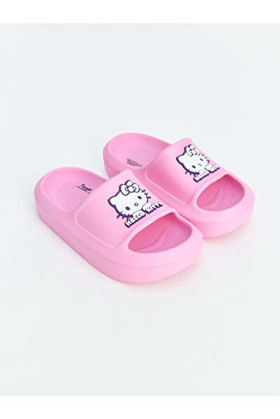 LC Waikiki Pembe Hello Kitty Baskılı Kadın Terlik