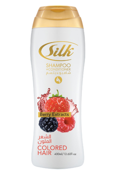 silk شامبو وبلسم 2 في 1 صبغة شعر ملونة 400 مل