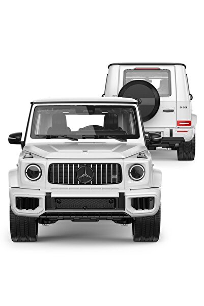 Rastar Masinuta metalica Mercedes AMG G63 Alb, scara 1:24, 18.8x8.4x5.3cm