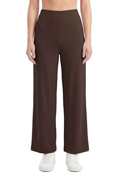 Cottonhill Premium - Sway Collection | Kahverengi Basic Yüksel Bel Modal Bol ...