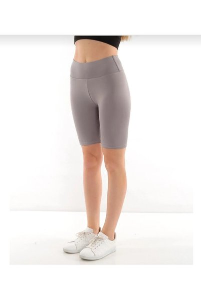 OK BLUME Women's High Waist Shorts Leggings Diving Fabric