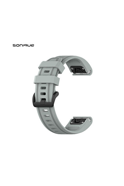 Other Λουράκι Σιλικόνης Sonique Γκρι (Garmin Fenix 7S/5S/5S Plus/6S/6S Pro/in...