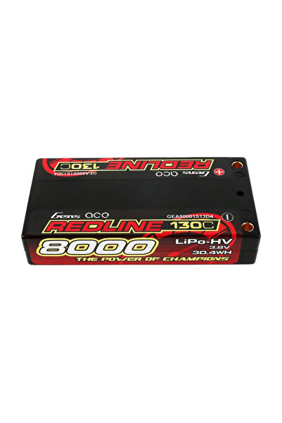 GENS ACE Baterie Lipo 8000mAh 3.8V 130C 1S2P Pentru Dronă Conector EC5 XT60