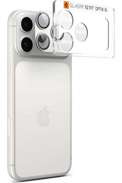 Spigen Glas.tr Optik Pro Ασημί Προστατευτική Μεμβράνη Κάμερας για το Apple iP...