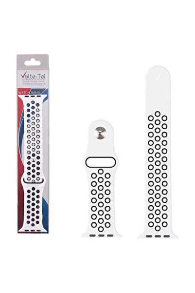 Other Λουράκι Volte-Tel Σιλικόνης με Πείρο Μαύρο (για Apple Watch 38/40/41/42mm)