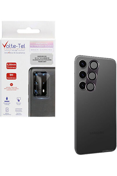 Other Volte-Tel Γυάλινο Κάλυμμα Προστασίας Κάμερας από Σκληρυμένο Γυαλί Γκρι ...