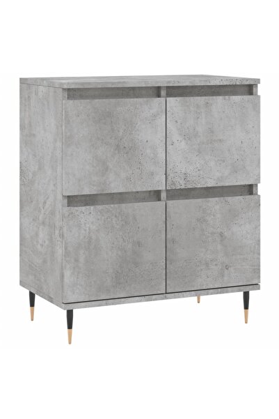 vidaxl Servantă, gri beton, 60x35x70 cm, lemn prelucrat