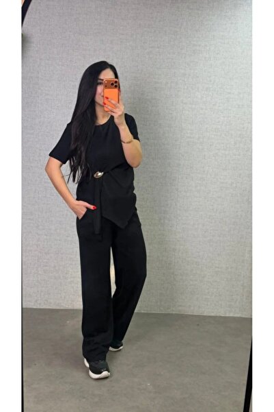 DRESSIFY WOMEN’S FASHION Set de două piese pentru femei, cu mânecă scurtă, de...