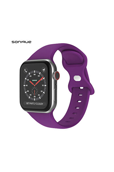 Other Σονίκ Λουράκι Πεταλούδα Σιλικόνης Μωβ (για Apple Watch 38/40/41/42mm)