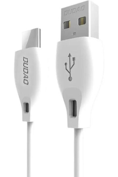 DUDAO L4t Καλώδιο USB 2.0 USB Type-C Αρσενικό - USB-A Λευκό 1μ 304004-200172