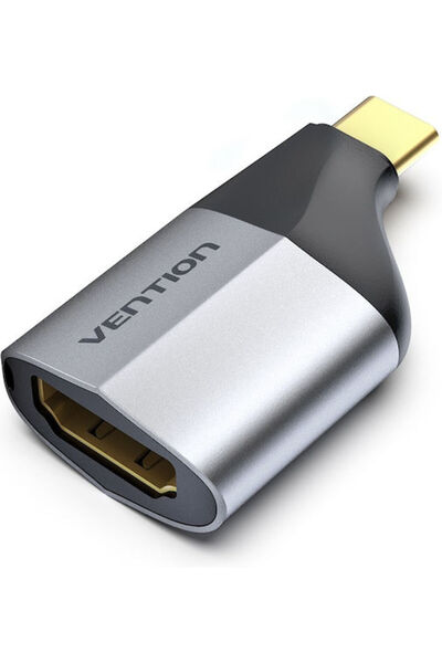 Vention Μετατροπέας USB-C αρσενικό σε HDMI θηλυκό Γκρι 1 τεμάχιο TCAH0