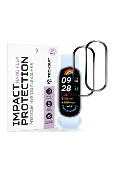 Techsuit Νάνο Φλεξ Προστατευτικό Οθόνης για Xiaomi Mi Band 9 9 NFC 2 Τεμάχια