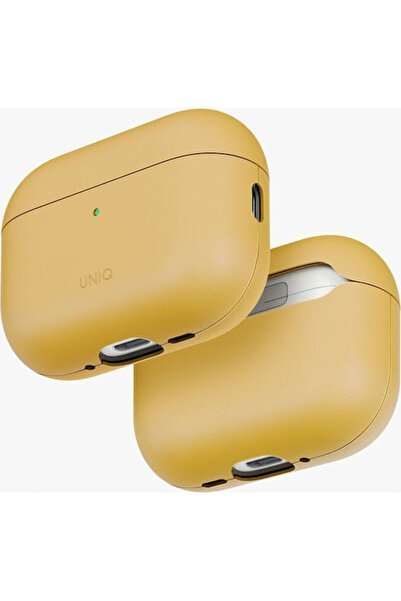 uniq Δερμάτινη Θήκη Lyden σε κίτρινο χρώμα για Apple AirPods Pro 3