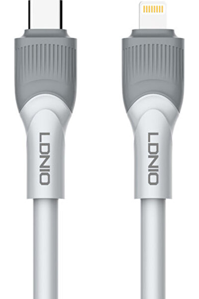 LDNIO LC601 Καλώδιο USB-C σε Lightning 30W Γκρι 1μ