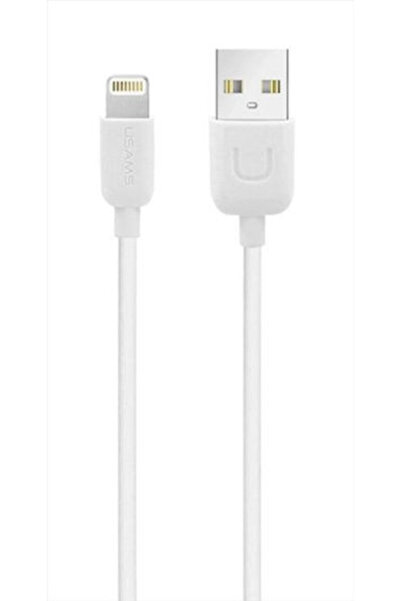 Usams US-SJ097 Καλώδιο USB-A σε Lightning Λευκό 1μ (IPUSBXD02)