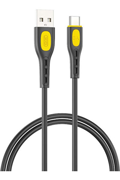 Xo Nb280 Καλώδιο USB 2.0 USB-C Αρσενικό - USB-A Μαύρο 1μ 16.005.0347