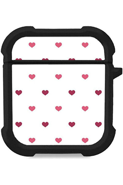 Other Θήκη Σιλικόνης Sonique Σειρά Heart AirPods 1/2 Λευκό 01