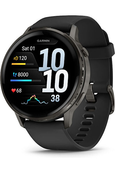 Garmin Venu 4 Ανοξείδωτο Ατσάλι 45mm Αδιάβροχο Smartwatch με Παρακολούθηση Κα...