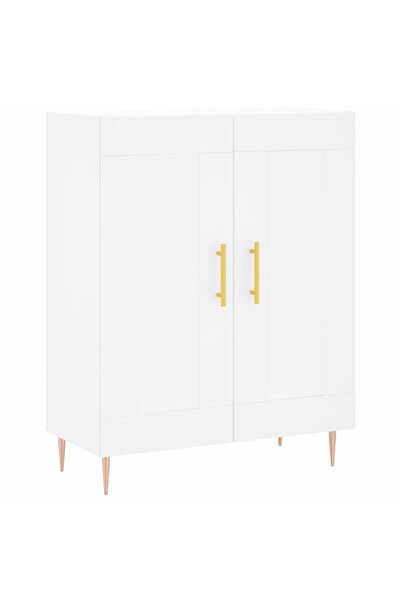 vidaxl Servantă, alb, 69,5x34x90 cm, lemn compozit
