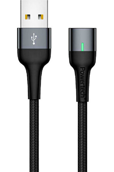 POWERTECH Καλώδιο USB 2.0 1μ Αρσενικό Α σε Μαγνητικό (PT-757)