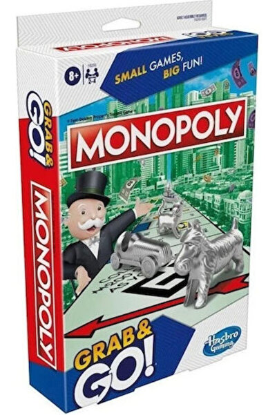 Hasbro Games Επιτραπέζιο παιχνίδι Monopoly Grab & Go για 2-4 παίκτες, 8+ ετών...