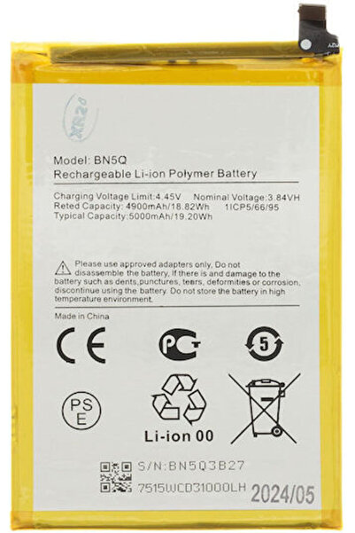 OEM Compatible Replacement Battery 5000mAh for Xiaomi Redmi 13C, Poco C65