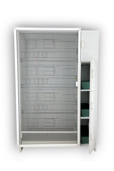 İstanbul Kafes -Model PDM1YTS -(Tümüsalma) – Dolap – Pvc Kuş Dolabı – Dolap K...