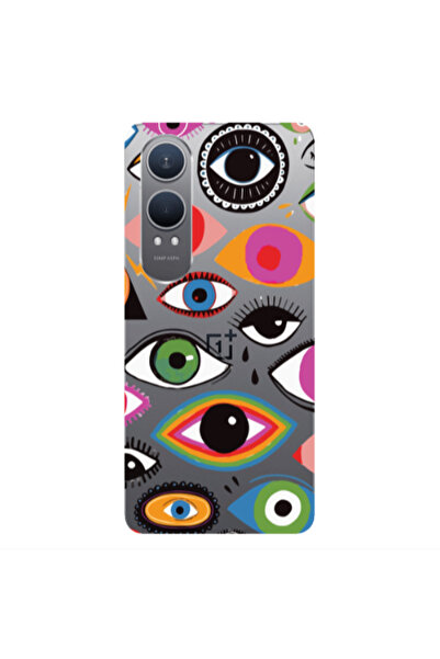 Other Oneplus Nord Ce 4 lite Colorful eyes Transparent Silicone TPU Θήκη