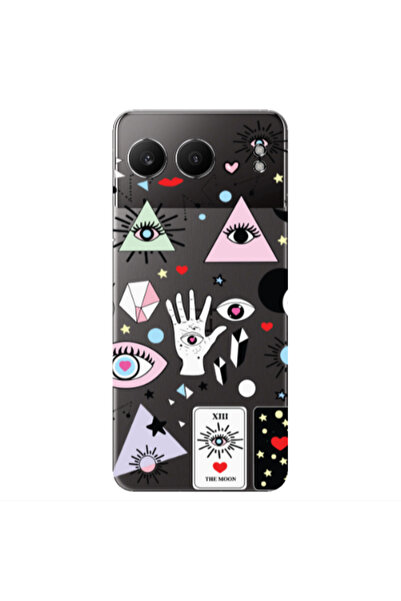 Other Oneplus Nord 4 Pyramid eyes Transparent Silicone TPU Θήκη