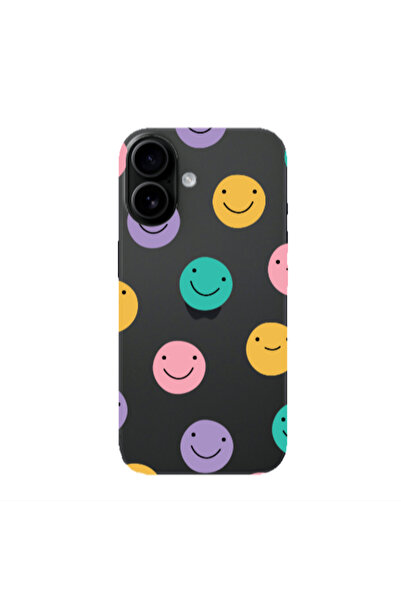 Other Apple Iphone 16 plus Colorful smiles Transparent Silicone TPU Θήκη