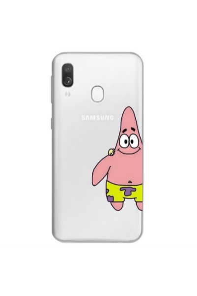 Other Samsung A40 Spong 1 Transparent Silicone TPU Θήκη