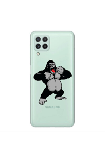 Other Samsung A22 4G Angry Gorilla2 Transparent Silicone TPU Θήκη