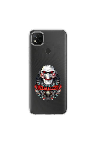 PPKin Redmi 9C Compatible Horror 7 Design Transparent Case