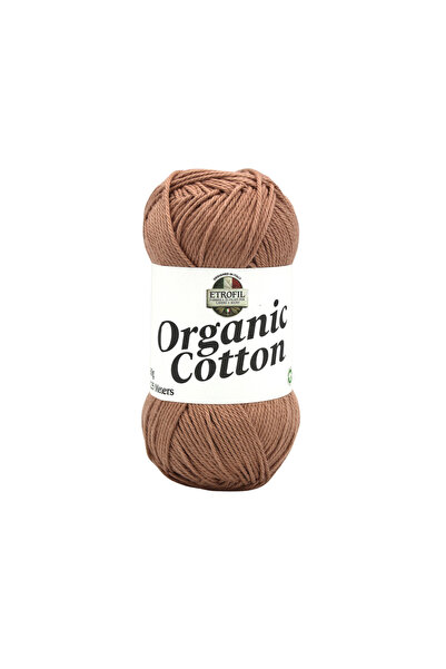 Etrofil Organic Cotton Knitting Yarn Chestnut 100% Organic Cotton 50g 125m (7...