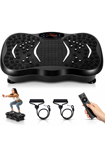 Denx Vibration Plate Exercise Machine for Weight Loss & Lymphatic Drainage, W...