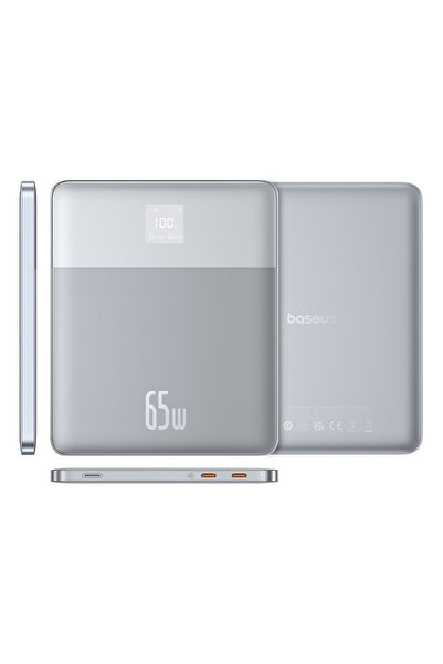 Baseus Blade2 12000mAh Power Bank | 65W Fast Charging Ultra Thin Digital Disp...