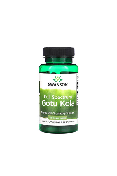 SWANSON Gotu Kola Full Spectrum 435mg 60 Capsule -