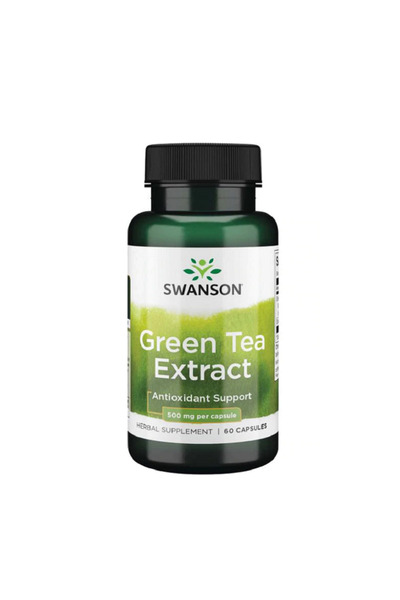 SWANSON Green Tea Extract 500mg 60 Capsule -