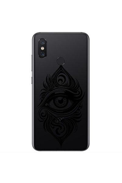 Other Xiaomi Mi A2 Lite Eye patterned drawing Transparent Silicone TPU Θήκη
