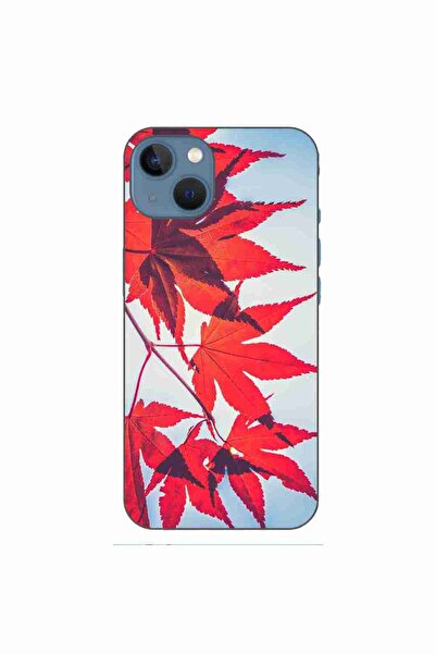 OEM Θήκη συμβατή με Apple iPhone 13 από σιλικόνη gel TPU με σχέδιο Φθινοπωριν...