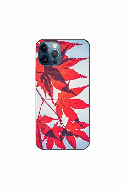 OEM Husa compatibila cu Apple iPhone 12 Pro Max Silicon Gel Tpu Model Frunze ...